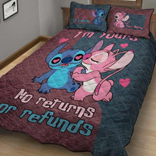 Load image into Gallery viewer, Personalized Ohana Quilt Set Custom Names Couples Gift