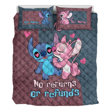 Load image into Gallery viewer, Personalized Ohana Quilt Set Custom Names Couples Gift