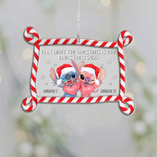 Load image into Gallery viewer, Personalized Ohana Christmas Ornament Custom Names Gift