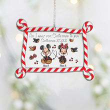 Load image into Gallery viewer, Personalized Christmas Mouse Layers Mix Ornament Custom Names Holiday Gift