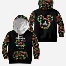 Load image into Gallery viewer, Personalized Christmas Mouse Hoodie and Leggings Set for Women
