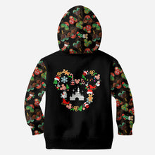 Load image into Gallery viewer, Personalized Christmas Mouse Hoodie and Leggings Set for Women