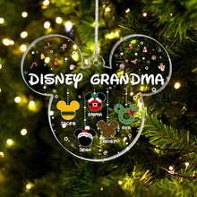 Load image into Gallery viewer, Personalized Christmas Ornament for Grandma with Custom Names