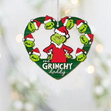 Load image into Gallery viewer, Personalized Grinch Christmas Ornament Gift for Dad - Custom Name Decoration