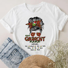Load image into Gallery viewer, Personalized Christmas T-shirt & Hoodie Gift for Mom Life