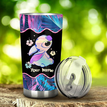 Load image into Gallery viewer, Personalized Ohana Means Family Tumbler Custom Name Gift