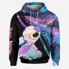 Load image into Gallery viewer, Personalized Ohana Means Family Hoodie & Leggings Set Gift