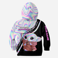 Load image into Gallery viewer, Personalized Hoodie & Leggings Set Cute Baby Yoda Gift Idea