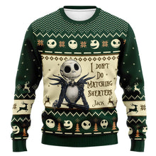 Load image into Gallery viewer, Personalized Nightmare Before Christmas Sweater for Couples