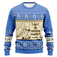 Load image into Gallery viewer, Personalized Christmas Ohana Sweater Custom Name Gift for Couples
