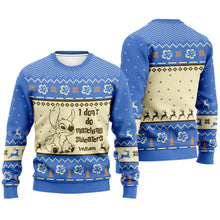 Load image into Gallery viewer, Personalized Christmas Ohana Sweater Custom Name Gift for Couples