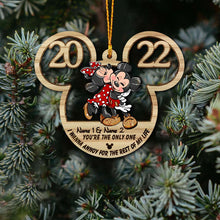 Load image into Gallery viewer, Personalized Christmas Mouse Ornament Custom Name Gift
