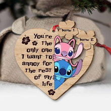 Load image into Gallery viewer, Personalized Christmas Ohana Ornament Custom Name Keepsake Gift