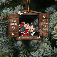 Load image into Gallery viewer, Personalized Christmas Mouse Ornament Custom Name Gift