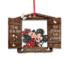 Load image into Gallery viewer, Personalized Christmas Mouse Ornament Custom Name Gift