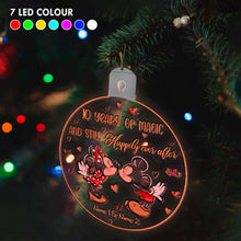Load image into Gallery viewer, Personalized LED Acrylic Christmas Ornament Custom Names Gift