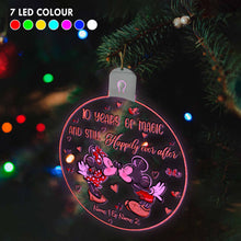 Load image into Gallery viewer, Personalized LED Acrylic Christmas Ornament Custom Names Gift