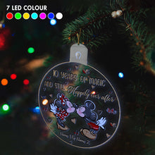 Load image into Gallery viewer, Personalized LED Acrylic Christmas Ornament Custom Names Gift