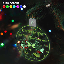 Load image into Gallery viewer, Personalized LED Acrylic Christmas Ornament Custom Names Gift