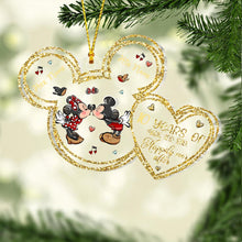 Load image into Gallery viewer, Personalized Christmas Mouse Ornament Custom Name Gift