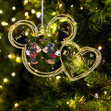 Load image into Gallery viewer, Personalized Christmas Mouse Ornament Custom Name Gift