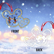 Load image into Gallery viewer, Personalized Christmas Mouse Ornament Custom Name Gift