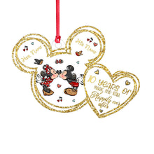 Load image into Gallery viewer, Personalized Christmas Mouse Ornament Custom Name Gift