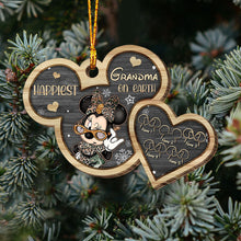 Load image into Gallery viewer, Personalized Christmas Mouse Ornament for Grandma | Custom Gift