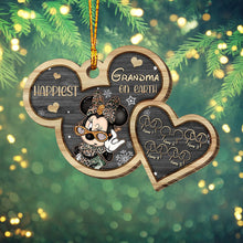 Load image into Gallery viewer, Personalized Christmas Mouse Ornament for Grandma | Custom Gift