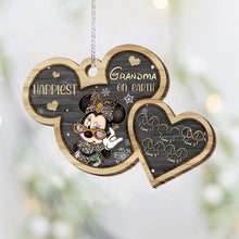Load image into Gallery viewer, Personalized Christmas Mouse Ornament for Grandma | Custom Gift