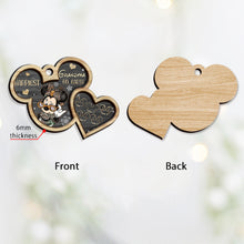 Load image into Gallery viewer, Personalized Christmas Mouse Ornament for Grandma | Custom Gift
