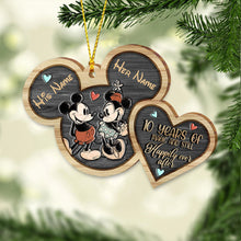 Load image into Gallery viewer, Personalized Mickey Mouse Christmas Ornament Custom Names Gift