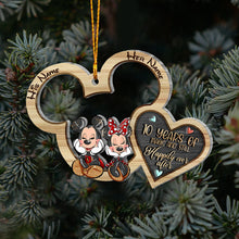 Load image into Gallery viewer, Personalized Christmas Mouse Ornament Custom Name Gift