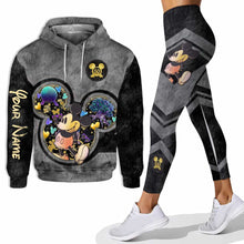 Load image into Gallery viewer, Personalized Mouse Hoodie and Leggings Custom Name Gift for Kids