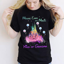 Load image into Gallery viewer, Personalized Mouse Ears T-Shirt for Grandma | Custom Magic Gift