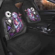 Load image into Gallery viewer, Personalized Nightmare Themed Seat Covers for Couples