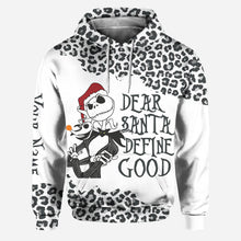 Load image into Gallery viewer, Personalized Christmas Hoodie and Leggings Set with Custom Name