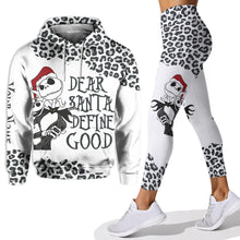 Load image into Gallery viewer, Personalized Christmas Hoodie and Leggings Set with Custom Name