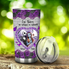 Load image into Gallery viewer, Personalized Couples Tumbler with Custom Names Unique Gift for Anniversary or Valentine's Day