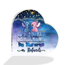 Load image into Gallery viewer, Personalized Acrylic Couple Plaque Custom Name Gift for Valentines