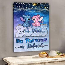 Load image into Gallery viewer, Personalized Canvas Art for Couples - Custom Name Ohana Print Gift