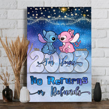 Load image into Gallery viewer, Personalized Canvas Art for Couples - Custom Name Ohana Print Gift