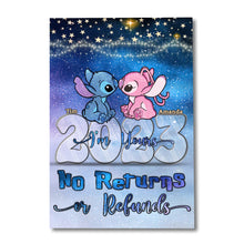 Load image into Gallery viewer, Personalized Canvas Art for Couples - Custom Name Ohana Print Gift