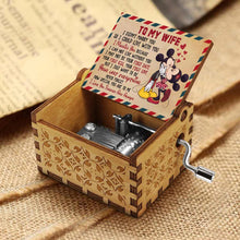 Load image into Gallery viewer, Personalized Hand Crank Music Box for Wife - Unique Gift