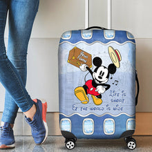 Load image into Gallery viewer, Personalized Mouse Luggage Cover with Name | Travel Gift for Kids