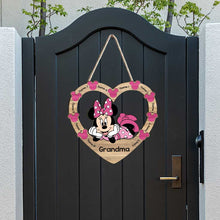 Load image into Gallery viewer, Personalized Minnie Mouse Wood Sign Gift for Grandma - Mother's Day
