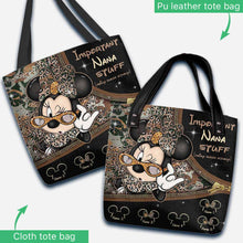 Load image into Gallery viewer, Personalized Disney Nana Stuff Tote Bag Custom Names Gift Idea