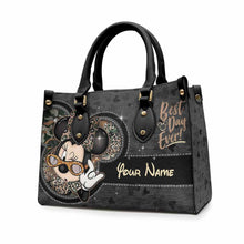 Load image into Gallery viewer, Personalized Leather Handbag Best Day Ever Gift for Her