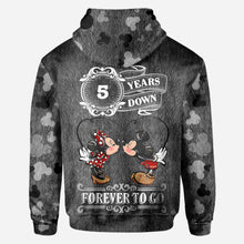 Load image into Gallery viewer, Personalized Couple Mouse All Over T-shirt Hoodie Custom Names Gift