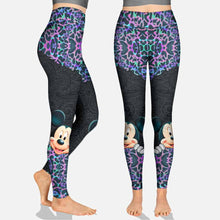 Load image into Gallery viewer, Personalized Holographic Leopard Hoodie & Leggings Set for Kids